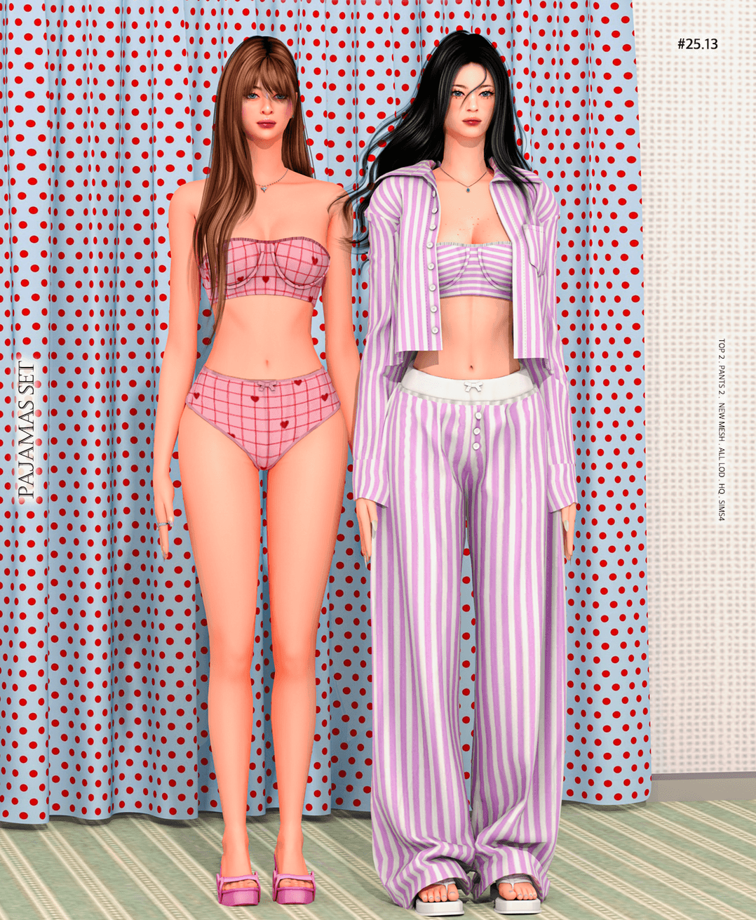 Галерея мода Сет пижам Pajamas SET #1